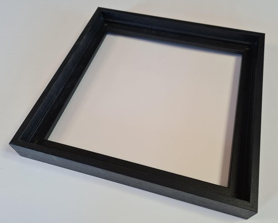 Cadre combiné cadre en bois noir pour toile 60 x 90 cm