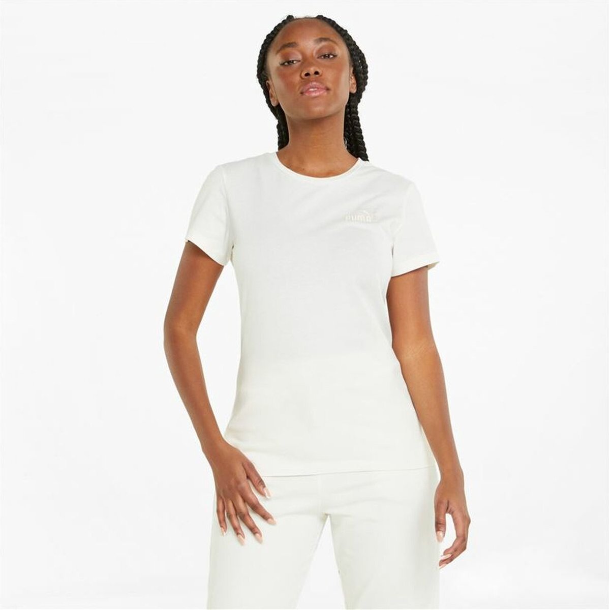 Women’s Short Sleeve T-Shirt Puma Wit