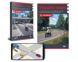 Motor Theorieboek 2025 met Samenvatting en Apps - Motor Theorieboek Rijbewijs A Theorie Leren - Lens