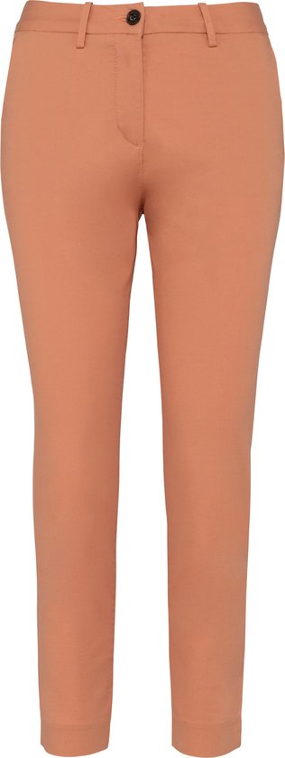 Native Spirit Ecologische enkellange chinobroek dames NS737 - Peach - 44 NL (46 FR)