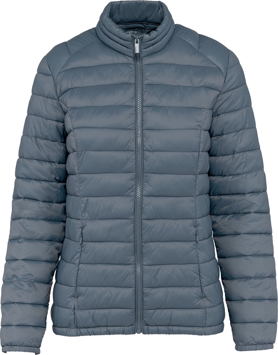 Native Spirit Ecologische lichte donsjekker voor dames NS6001 Mineral Grijs