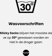 Chaussettes collantes - chaussettes bébé qui ne glissent pas -3-6M -Mossy - 100% coton biologique - zone anti-dérapante - design hollandais