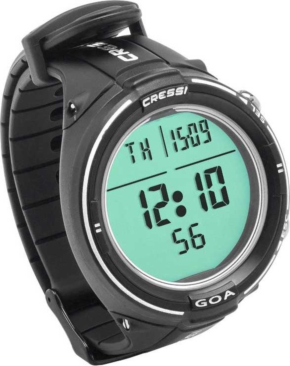 Horloge Sportief Cressi-Sub Goa Onderzeeër Zwart