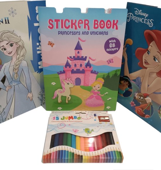 Colorama - Hello Kitty bij het Kassteel - Kleurboek - Kleuren - 48 Kleurplaten voor de