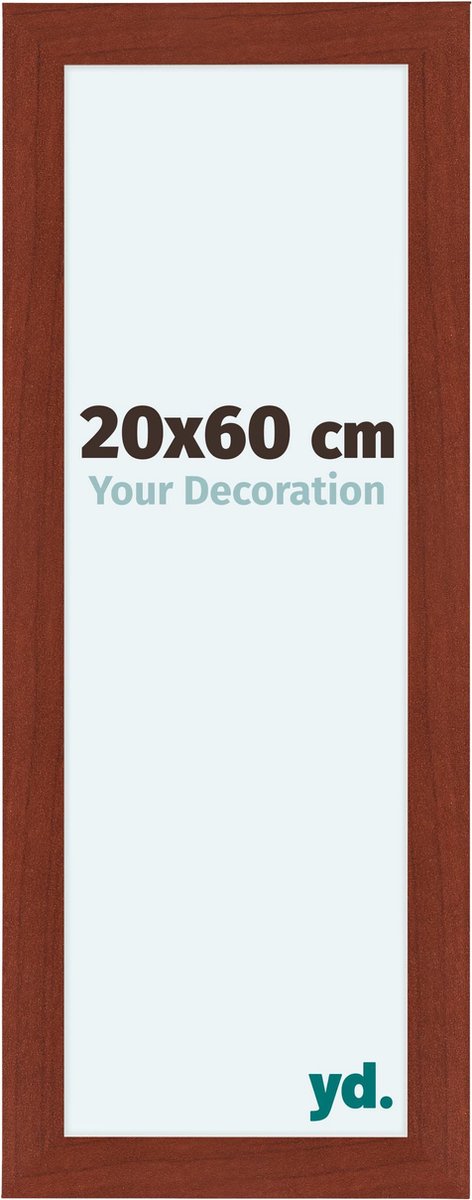 yd. Your Decoration - Fotolijst 20x60 cm - MDF - Kersen - Como