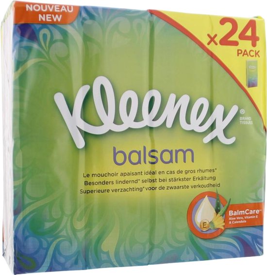 Kleenex Balsam - zakdoekjes - 24 x 9