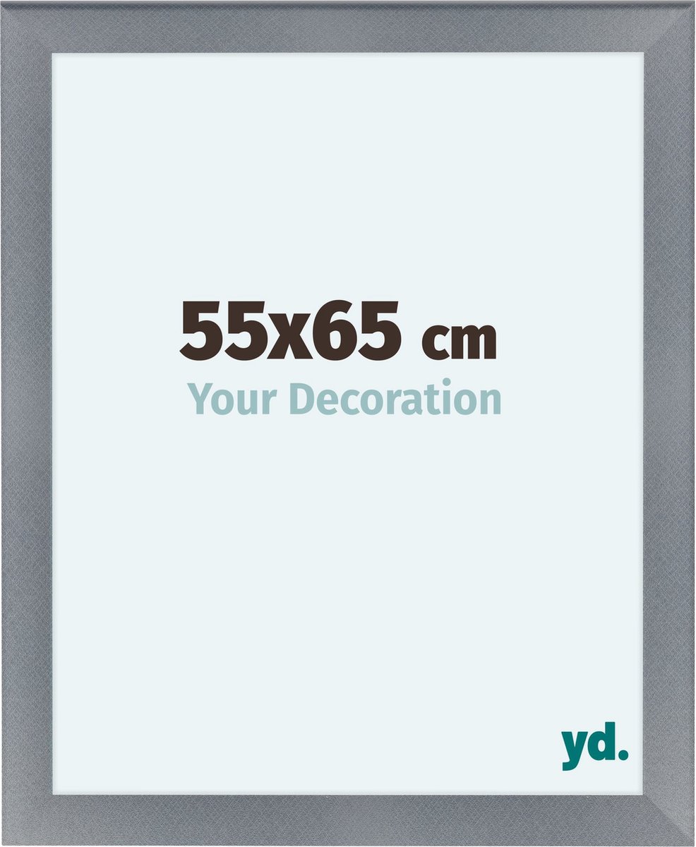 yd. Your Decoration - Fotolijst 55x65 cm - MDF - Aluminium Geborsteld - Como
