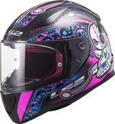 LS2 Ff353 Rapid Mini Voodoo Black Fluo Pink S - Maat S - Helm