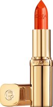 L’Oréal Paris Color Riche Satin Lipstick - Verzorgende, Lippenstift Verrijkt met Arganolie - 163 Orange Magique - Oranje - 4,54 gr