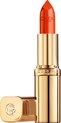 L’Oréal Paris Color Riche Satin Lipstick - Verzorgende, Lippenstift Verrijkt met Arganolie - 163 Orange Magique - Oranje - 4,54 gr
