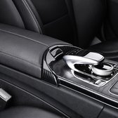 Accoudoir de voiture en carbone pour Mercedes Benz - Modèles Classe C W205 Classe Glc X253 2015-2020 - AMG - Garniture - Autocollant en plastique ABS