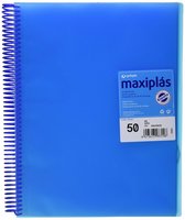 Documenthouder Grafoplas Maxiplas 50 Hoezen Blauw A4