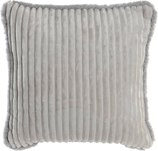 Kussen DKD Home Decor Polyester Lichtgrijs (45 x 15 x 45 cm)