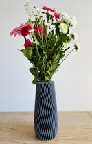 Luxe Vaas Valencia Vaas grijs, 3d geprint – binnen – buiten – luxe – accessoires – tuin – decoratie – bloemen – voor binnen