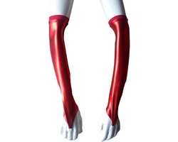 Sexy Handschoenen L/XL lange lak erotische handschoen Glans Shiny Lakleer valentijn Gogo dancing dans accessoiren lange vingerloze gloves
