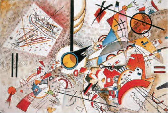 Mini kunstposter - Wassily Kandinsky - Untitled - 24x30 cm