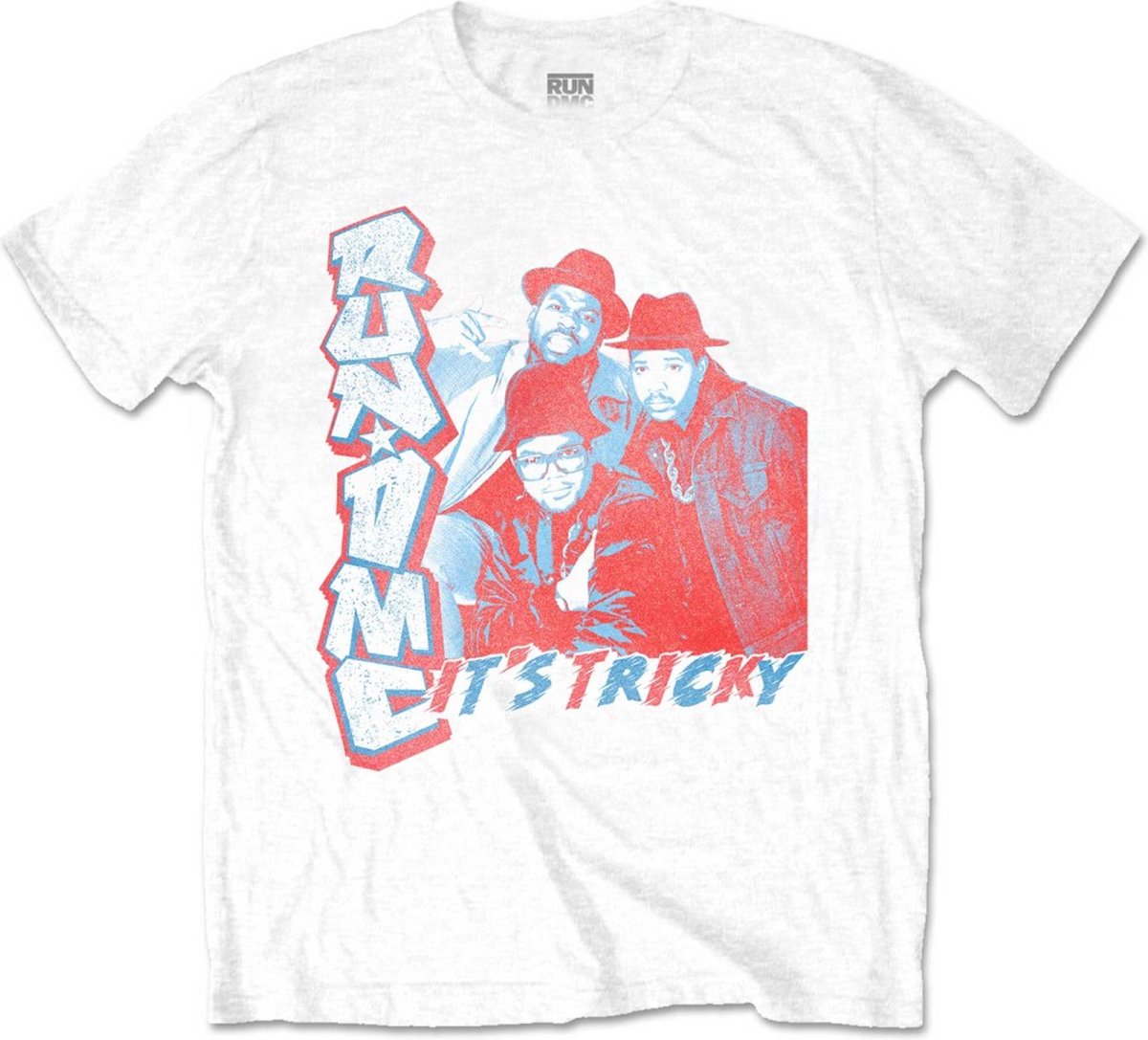 Run DMC - It's Tricky Heren T-shirt - S - Wit