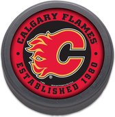 Calgary Flames - Ijshockey puck - NHL Puck - NHL - Ijshockey - NHL Collectible - WinCraft - OFFICIAL NHL ijshockey puck - 8*3 cm - all teams - nhl hockey - Calgary Puck - Flames hockey