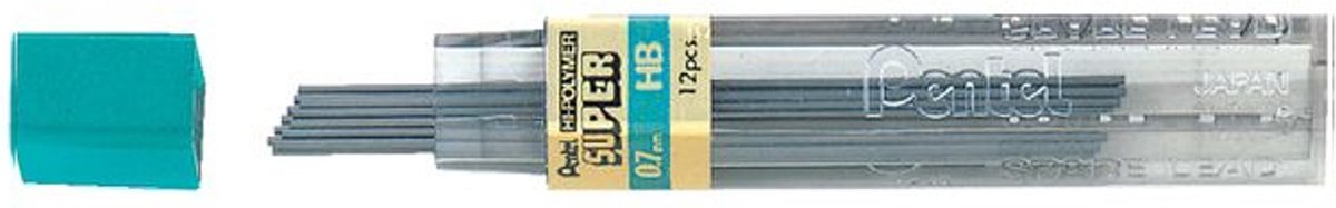 Pentel - Vulpotlood vulling - 0,7 mm - HB - 12 stuks
