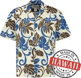 Hawaii Blouse Mannen - Shirt - Hemd - 100% Katoen - Overhemd Heren Korte Mouw - Made in Hawaii "Authentiek Hawaii" Maat XXL