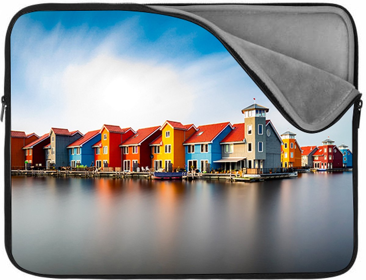 Laptophoes 10 inch | Groningen | Zachte binnenkant | Luxe Laptophoes | Kwaliteit Laptophoes met foto
