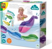 SES - Tiny Talents - Montessori Badspeelgoed - Kleurveranderende vissen op een rij - 3 stuks - veel speelmogelijkheden - verandert in van kleur door watertemperatuur