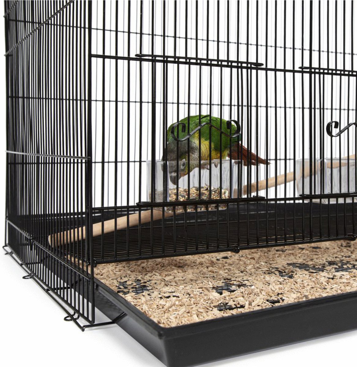 Keddoc Vogelkooi Budgie Home - Vogelverblijven - 79x46x91 cm Zwart thumbnail 5