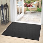 Deurmat 80 x 50 CM - Schoonloopmat - Deurmat Antraciet - Anti slip - Schoonloopmat Antraciet - Rubberen Onderzijde - Antislip