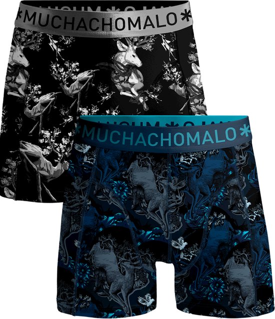 Muchachomalo-2-pack onderbroeken voor mannen-Elastisch Katoen-Boxershorts - Maat 6XL
