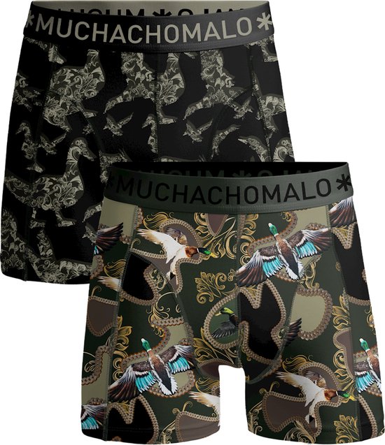 Muchachomalo Heren Boxershorts - 2 Pack - Maat L - Mannen Onderbroeken