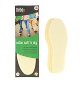 DEBE Coton soft 'n dry - Vocht absorberende en antibacteriële inlegzool - 36