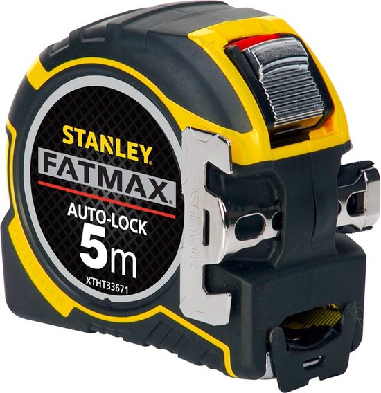 Zwart-gele Stanley FatMax Autolock rolmaat 5m.