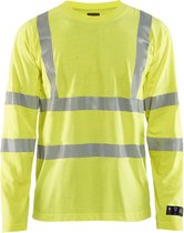 Blaklader Multinorm T-shirt lange mouw 3481-1761 - High Vis Geel - XXXL