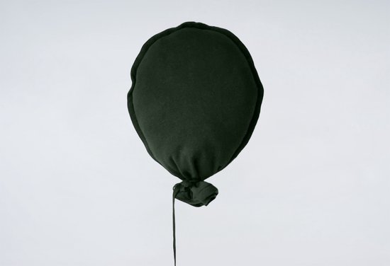 FraaiGaaf - Stoffen ballon - Donker groen - muurdecoratie ballon van stof / babykamer decoratie / wanddecoratie kinderkamer