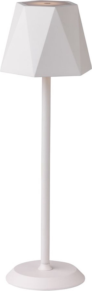 à Table Madrid Tafellamp - LED Licht - voor Binnen en Buiten - Woonkamer - Slaapkamer - Tuin - Oplaadbaar - USB - Dimbaar - 38 cm - Zwart