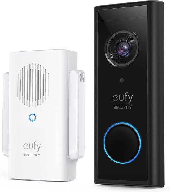 Eufy Video Deurbel Slim - Batterij gevoed - Wi-Fi Gong - Security