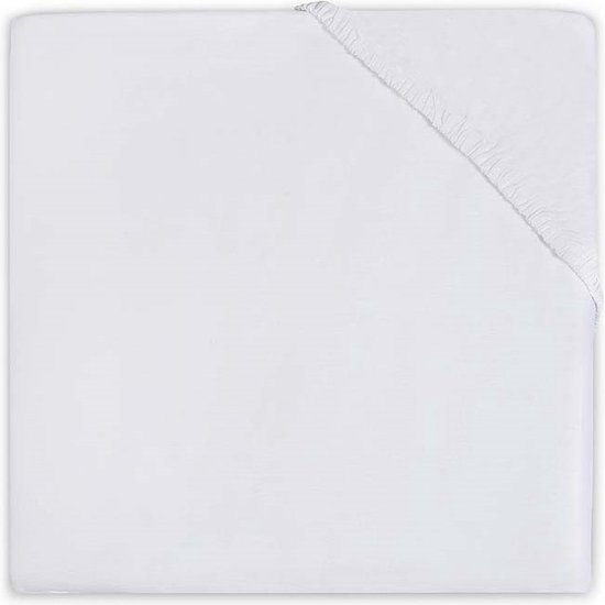 Jollein Box Hoeslaken Jersey - 75x95 cm - Wit