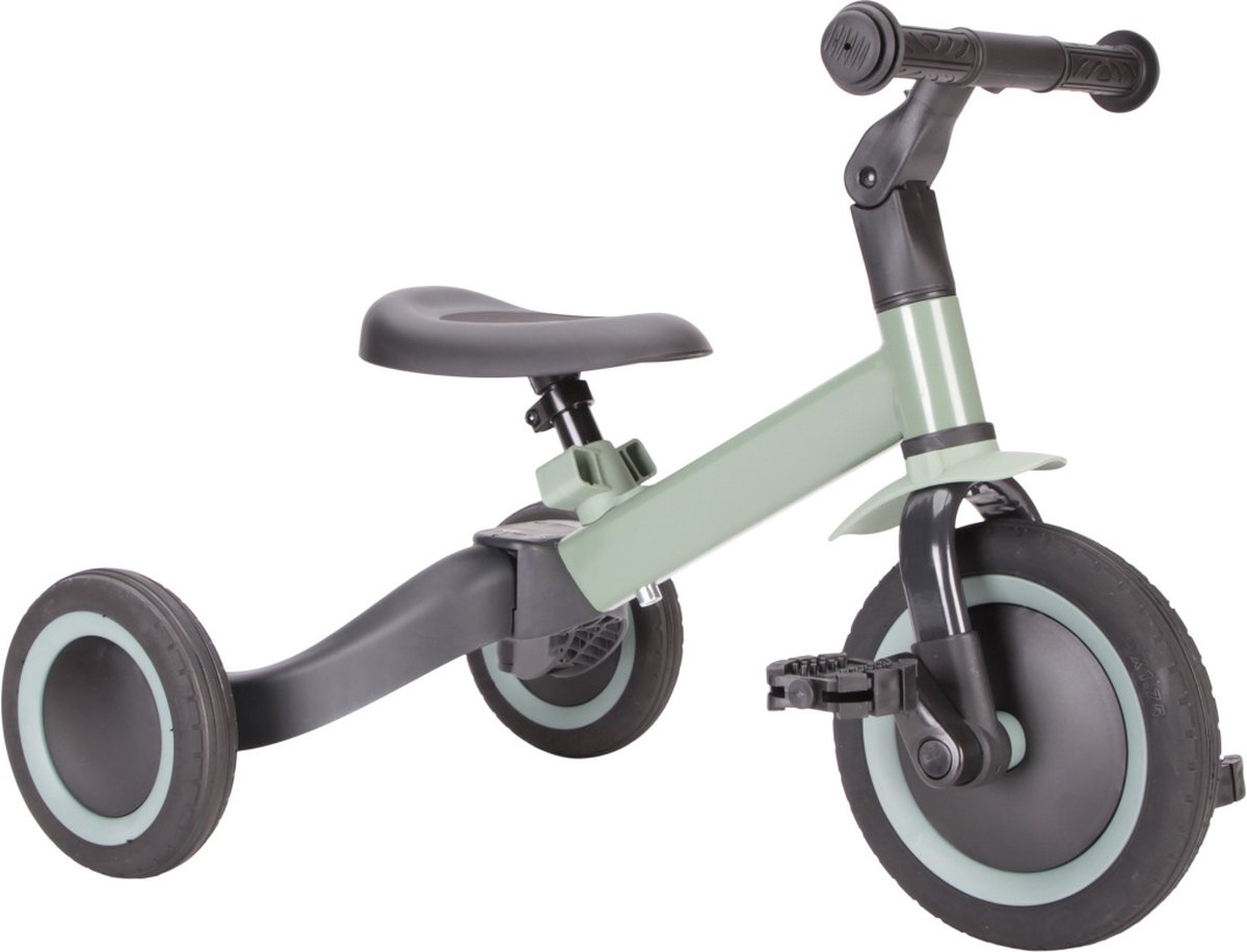Topmark 4 in1 Driewieler - Loopfiets - Balance Bike - Kaya - Groen — afbeelding 7