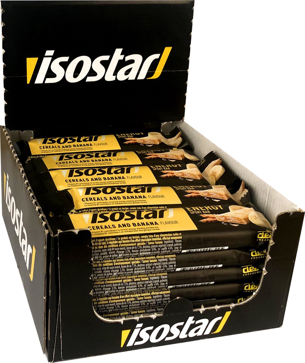Isostar Sportbar Banaan High Energy 30x1st - Isostar