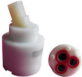 Kraancartridge, Kraancartridge, 35mm keramische cartridge watermengkraan binnenstuurventiel PP kunststof blauw Praktisch voor keukenkranen, mengkraan armaturen