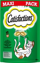 4x Catisfactions Kattensnoepjes Kattenkruid 180 gr