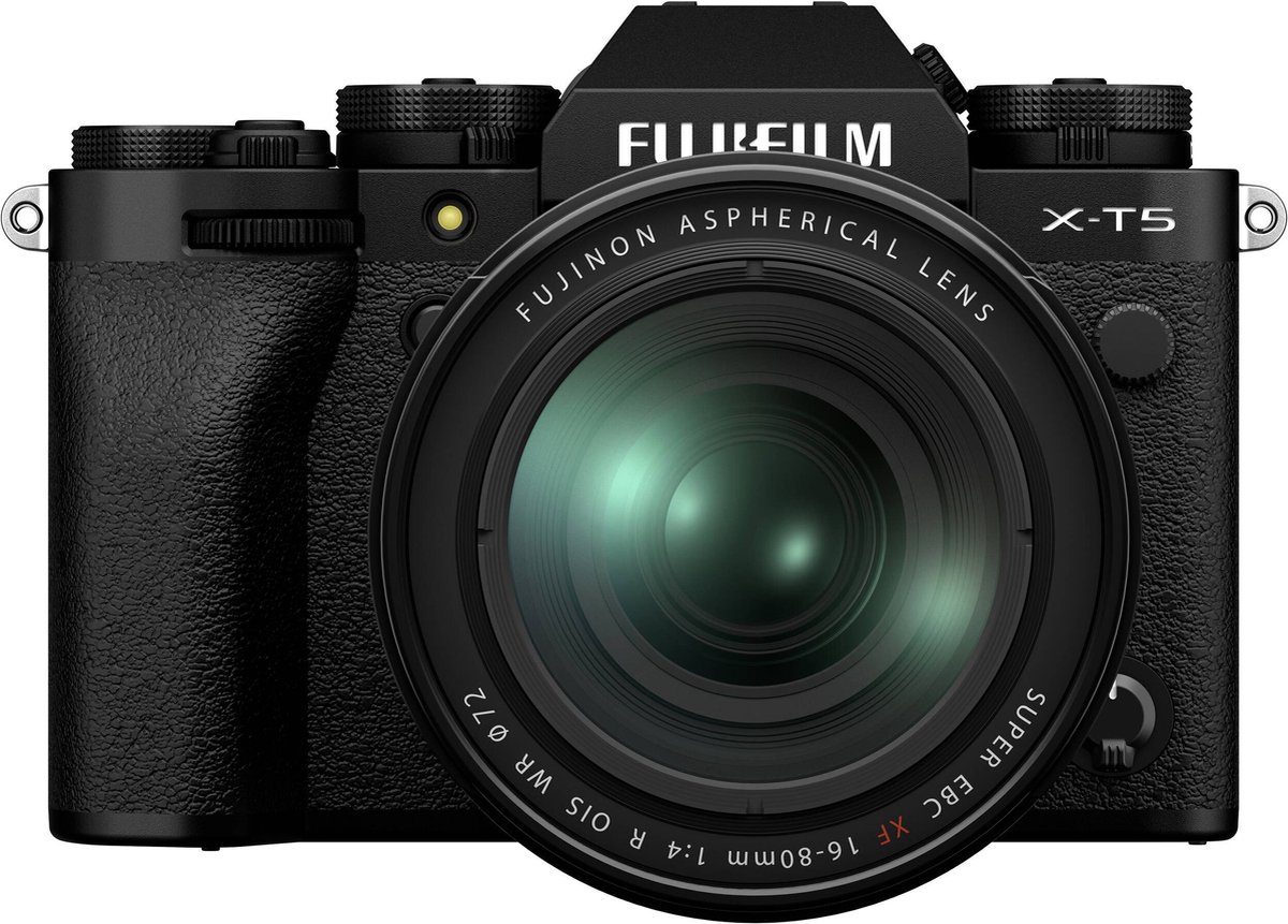 Fujifilm Systeemcamera X-T5 + Fujinon XF standaardlens 16 - 80 mm Zwart - Fujifilm
