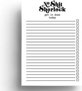 Schrijfblok No Shit Sherlock - Notitieblok