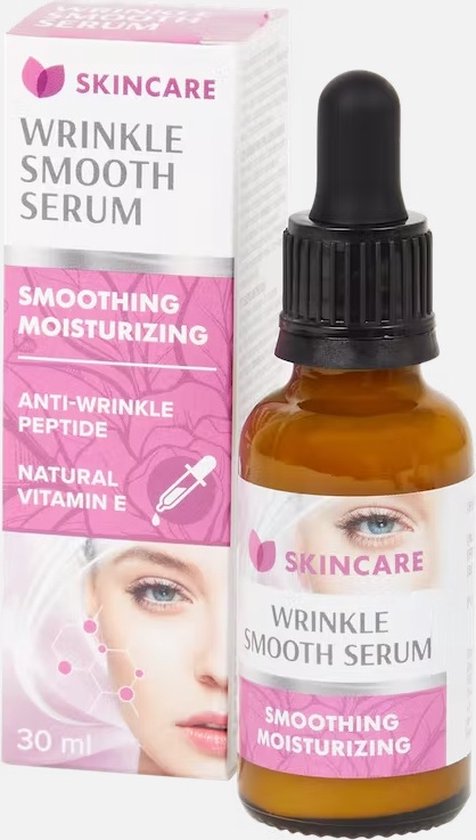 Anti-Rimpel Serum Skin Care 30 ml - Skincare - Wrinkle Smooth serum natural  vitamine E | bol.com