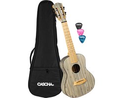 Cascha HH 2316 Bamboo Graphite concert ukelele set