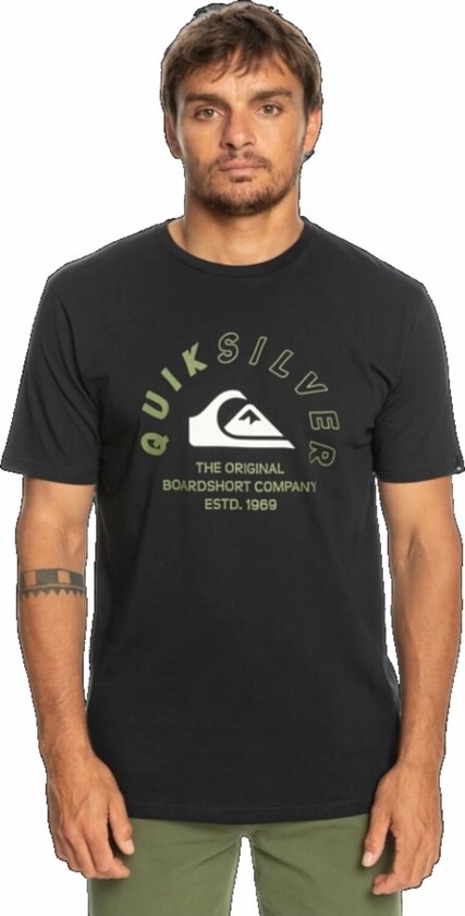 Quiksilver Mixed Signals Heren T-shirt Eqyzt07276-kvj0 - Kleur Zwart - Maat M