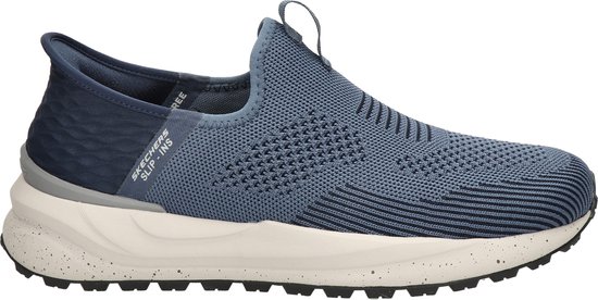 "Skechers Bogdin - Arlett Heren Instappers - Zwart;Donkerblauw - Maat 42"