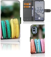 GSM Hoesje Nokia X30 Flipcover Maken Macarons
