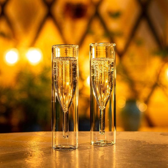 Verres en cristal de Glas à Champagne à double paroi Massief