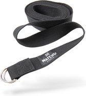 Matchu Sports - Yoga strap - Yoga riem - 3m - Zwart